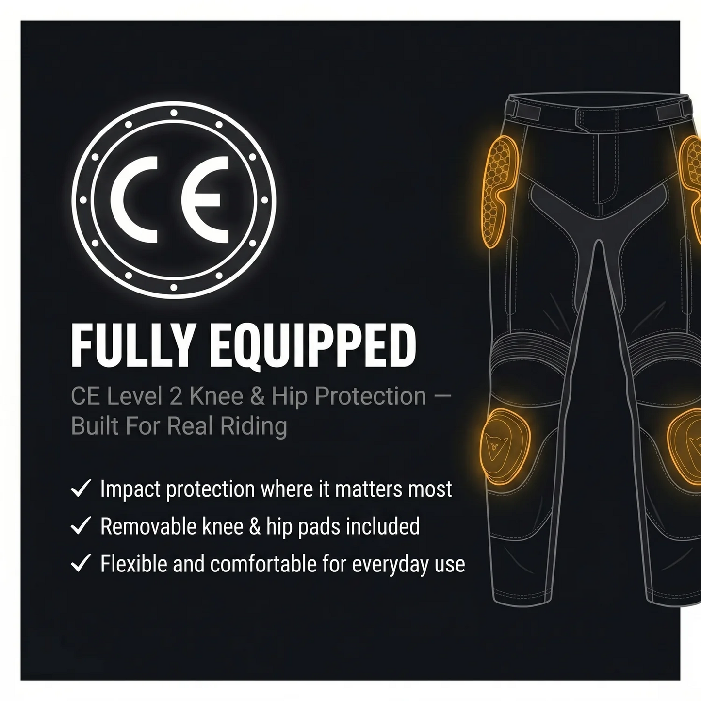 Glevane RideShield™ Motorcycle Pants AU